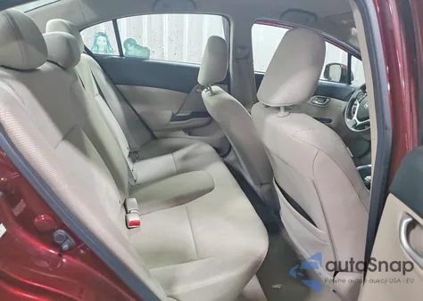 2012 Honda Civic Lx z USA, uszkodzony, nr VIN 19XFB2F52CE031443